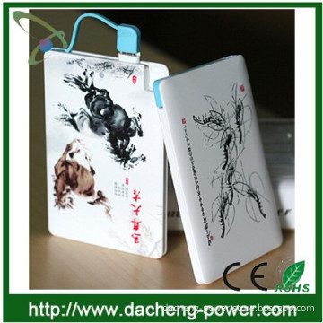 2014 Newly arrival Super thin 2500mAH portable power bank for gift market